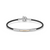 Barakà - Bracciale in oro rosa 750/1000, acciaio e PVD nero