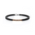 Barakà - Bracciale in oro rosa, ceramica nera e acciaio con diamanti neri