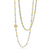 Barakà - Collana girocollo in oro giallo e bianco con diamante