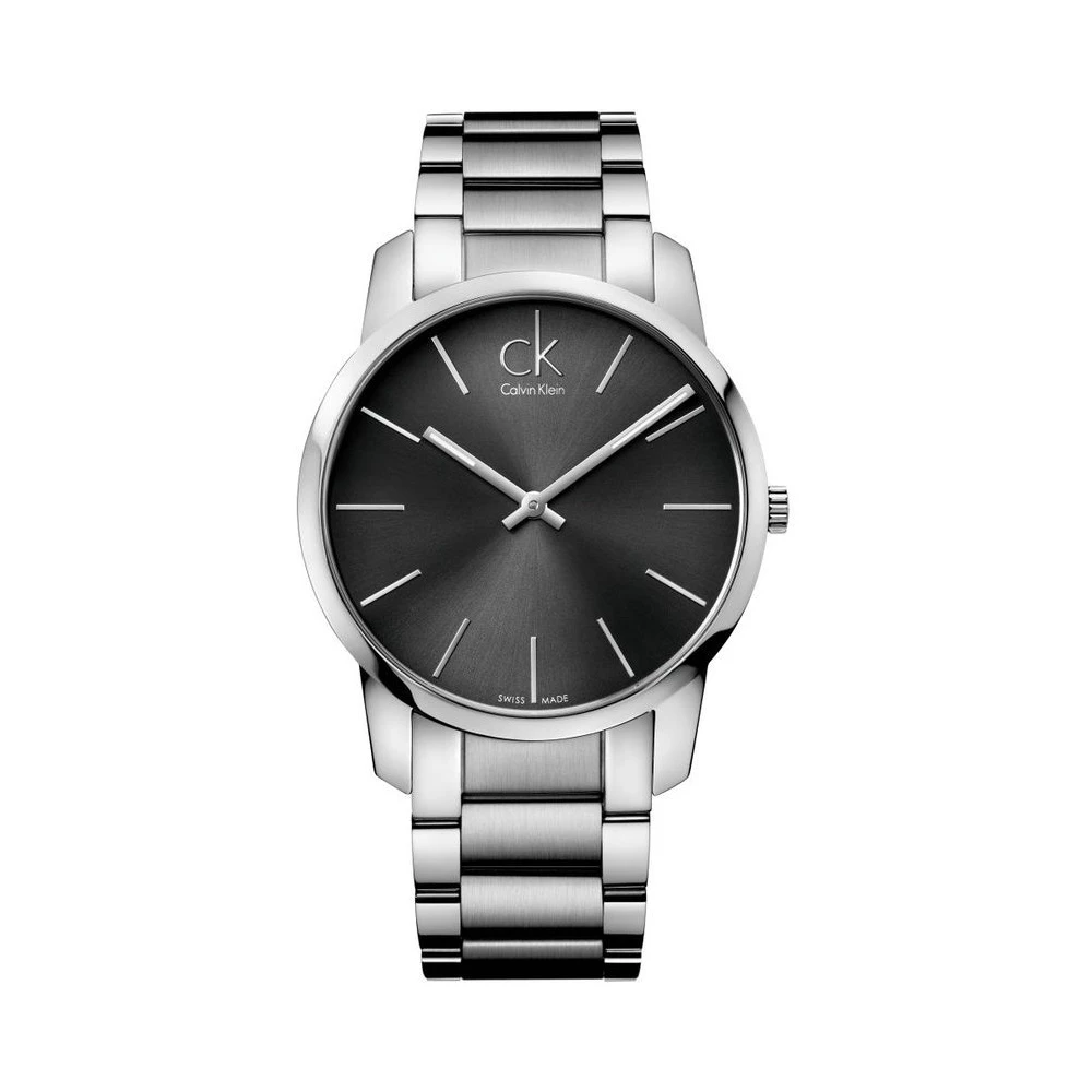 Calvin Klein - Orologio in acciaio solo tempo Collezione City