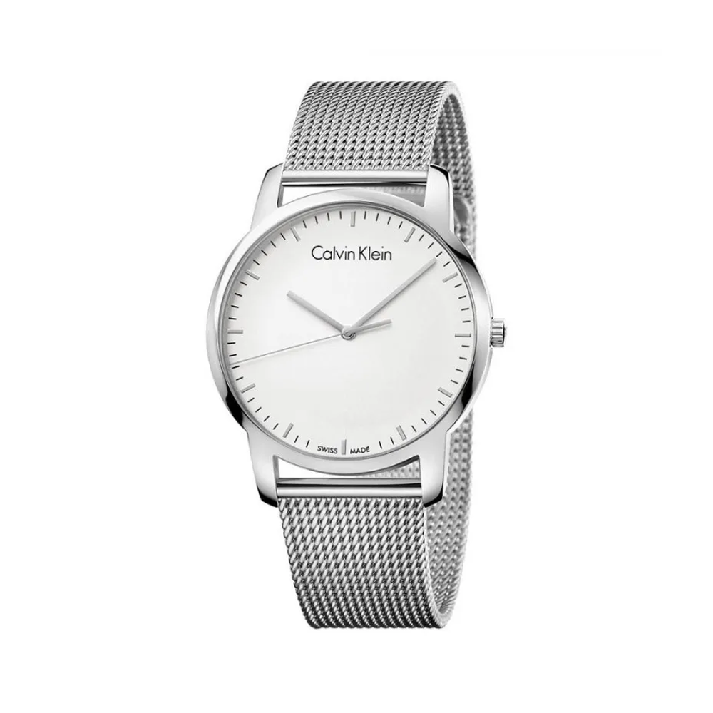 Calvin Klein - Orologio in acciaio solo tempo Collezione City