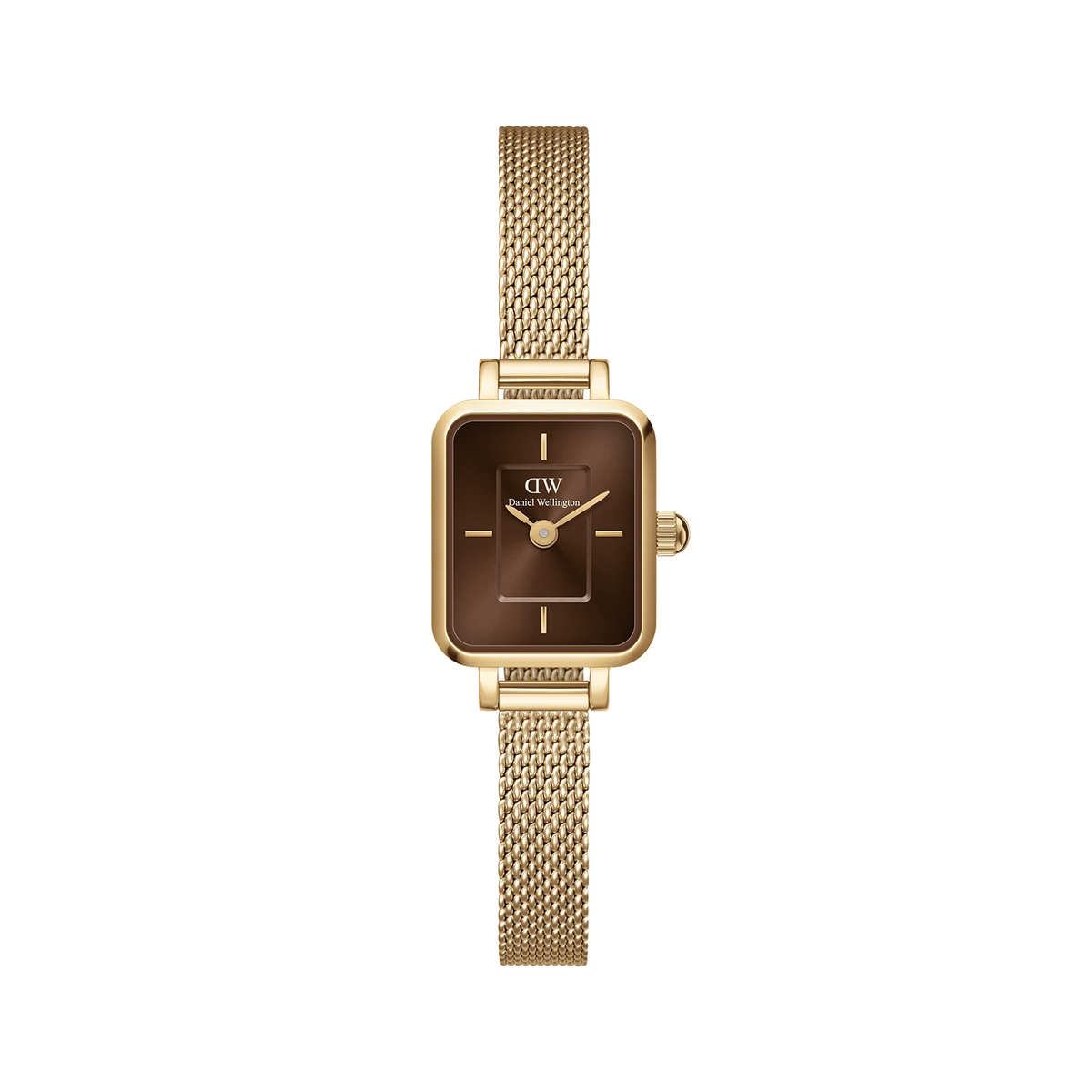 Daniel Wellington - Orologio Solo tempo Quadro Mini Evergold Gold Amber
