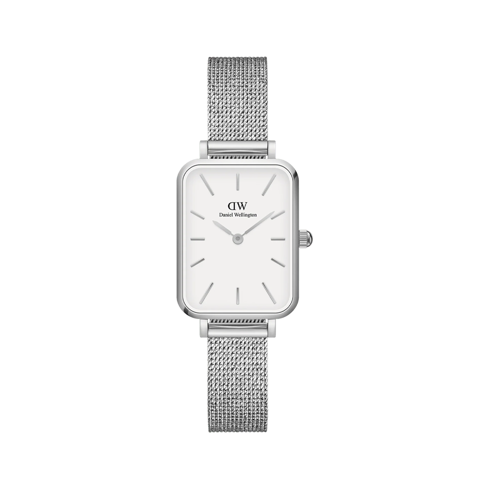 Daniel Wellington - Orologio solo tempo Quadro Pressed Sterling al quarzo | 20x26mm