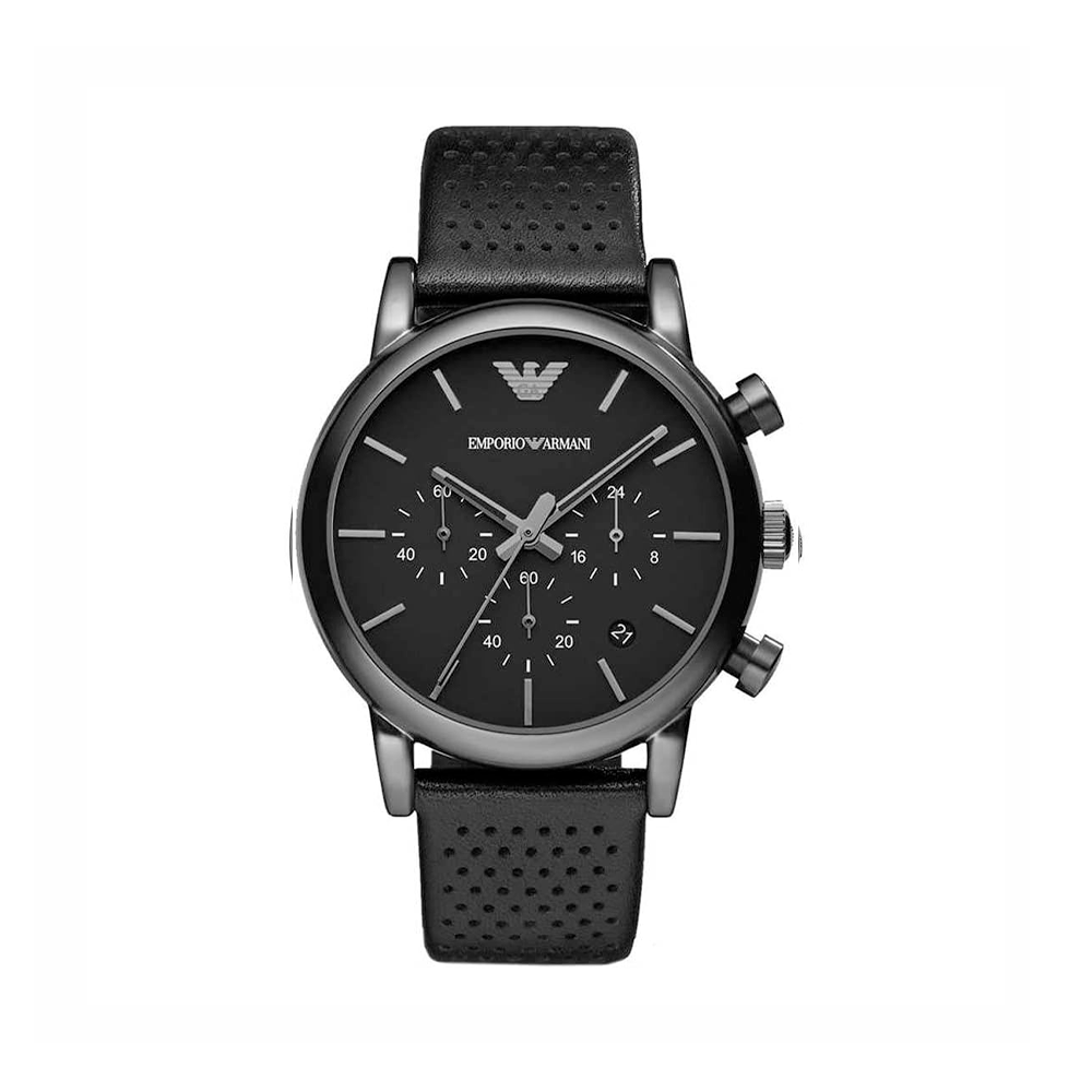 BUREI Orologio Uomo Militare Cronografo 24h: Quarzo, Impermeabile 3 ATM, Cinturino Nylon E Pelle, LED