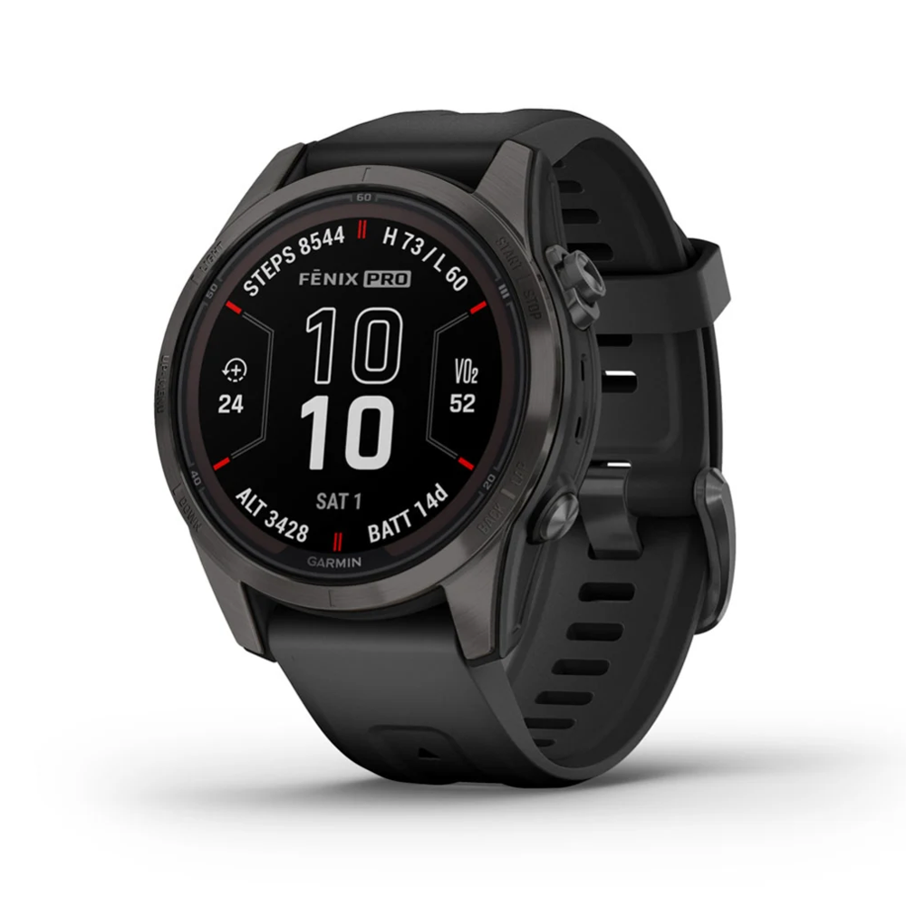 Garmin - Fēnix® 7S Pro Sapphire Solar Edition - 42mm