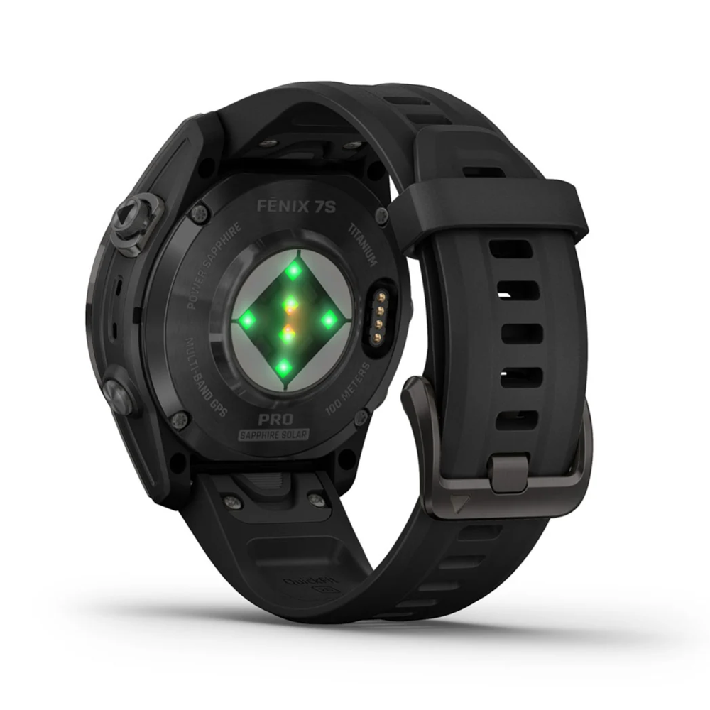Garmin - Fēnix® 7S Pro Sapphire Solar Edition - 42mm