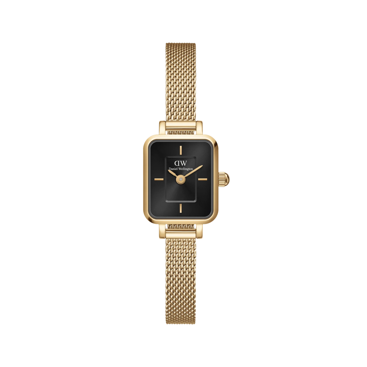 Daniel Wallington - Orologio solo tempo Quadro Mini Evergold Gold Onyx