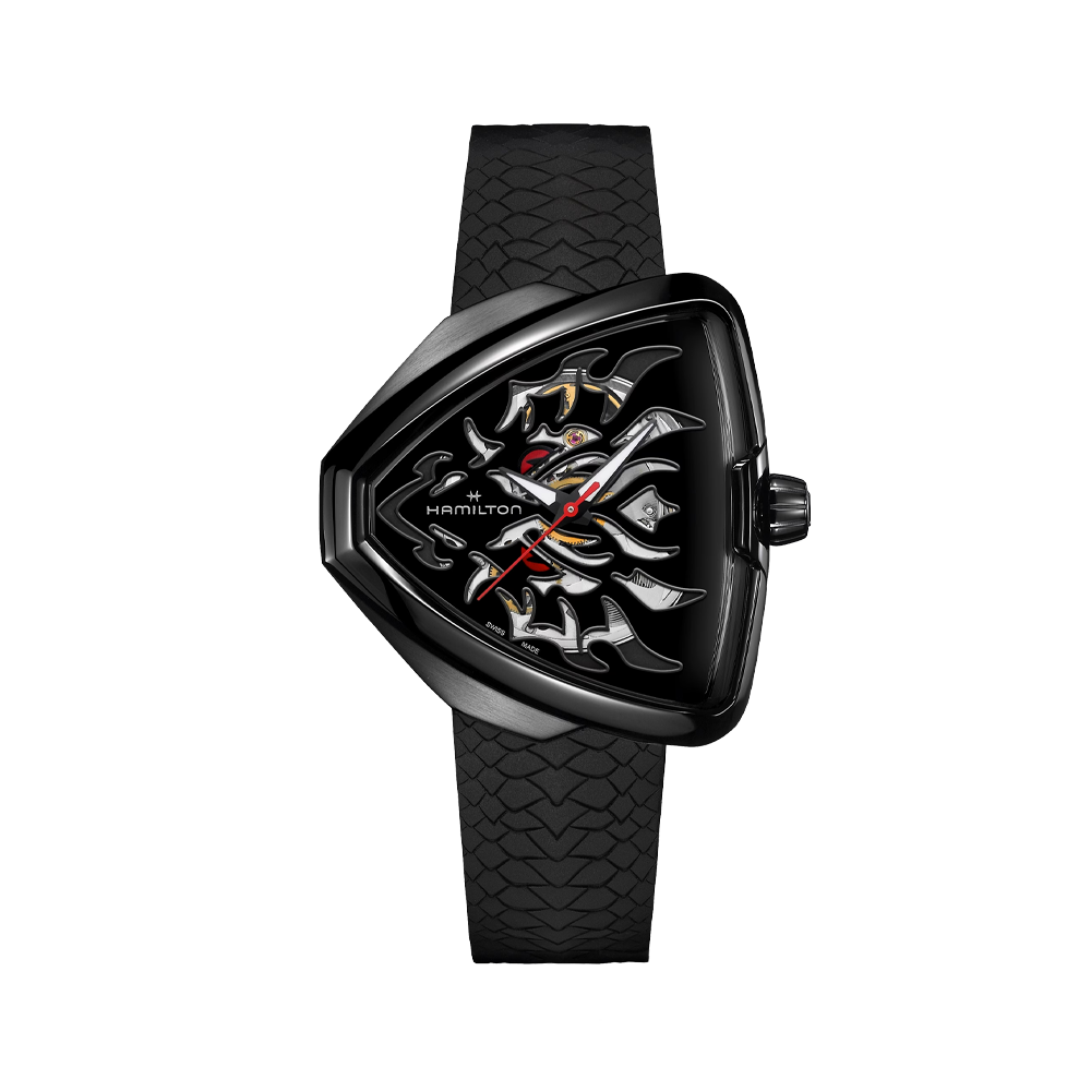 Hamilton - Orologio solo tempo Ventura Elvis80 Skeleton Auto