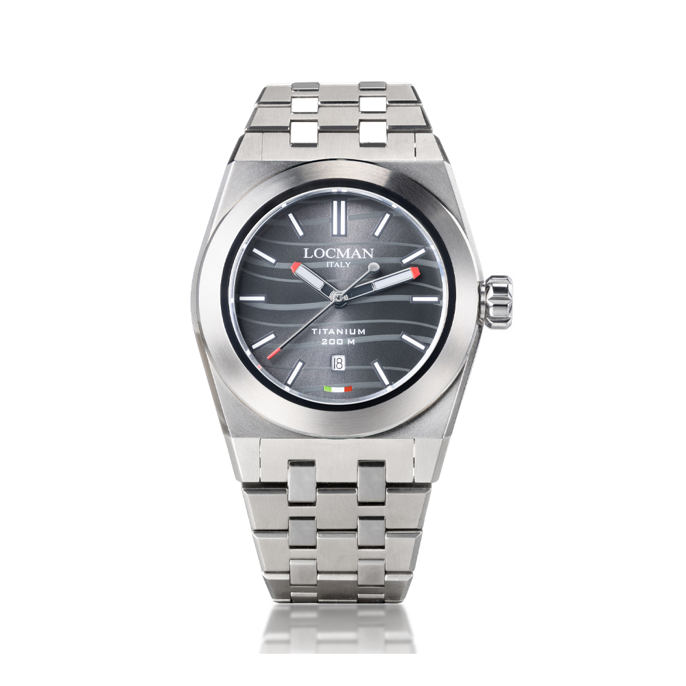 Locman - Orologio Solo Tempo Stealth Titanio 42Mm