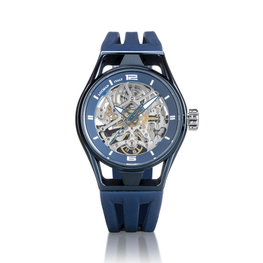 Locman - Orologio Montecristo skeleton auto acc/tit pvd