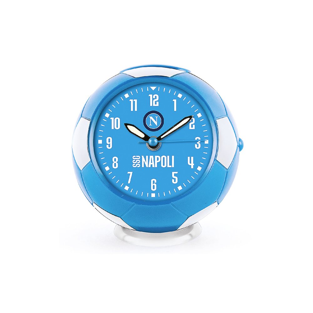 SSC Napoli - Sveglia ufficiale Napoli al quarzo analogica con suoneria