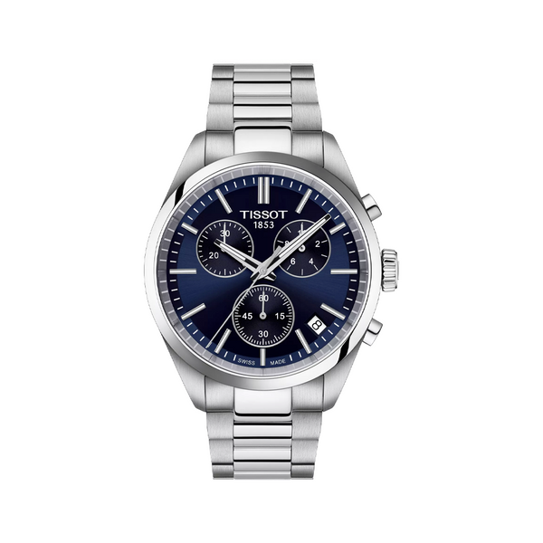 TISSOT Orologio Cronografo Al Quarzo Uomo V8 - Cassa In Acciaio, Cinturino In Pelle, Referenza T1064171603200 - 2