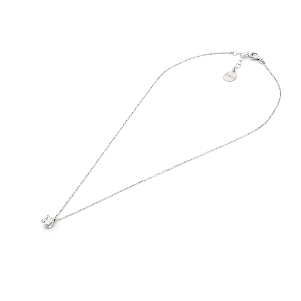 Unoaerre - Collana Cubic Zirconia Maxi In Argento Bianco