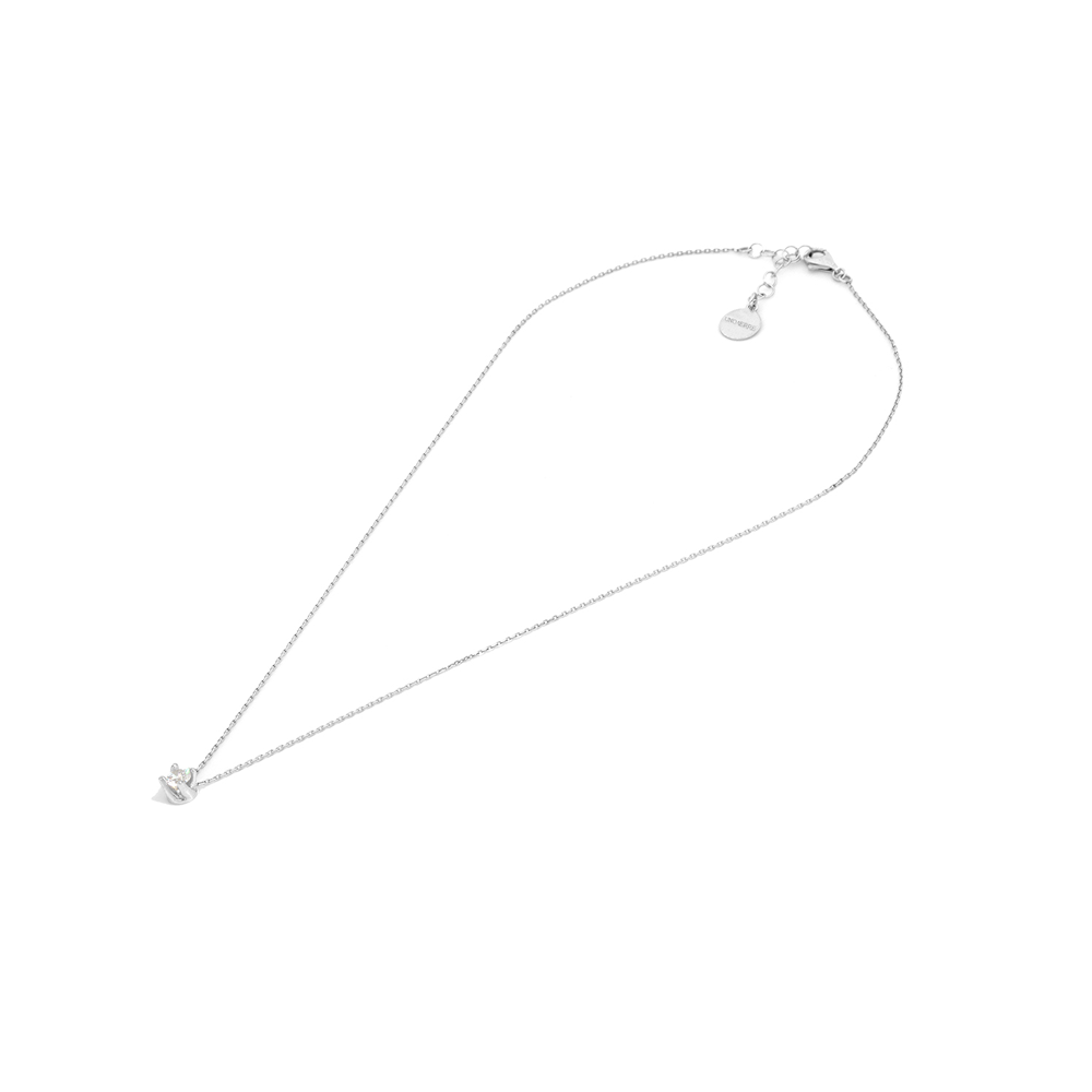 Unoaerre - Collana Cubic Zirconia Mini in argento bianco