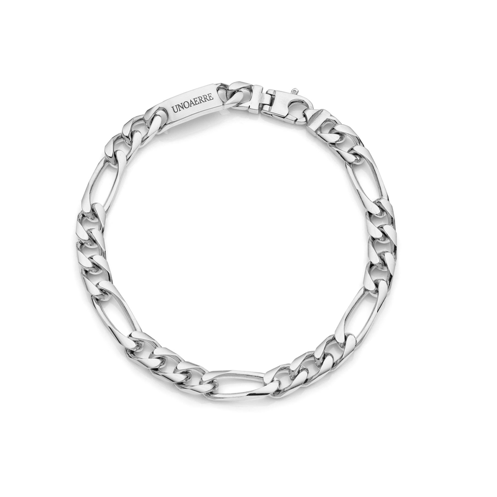 Unoaerre - Bracciale uomo catena fantasia