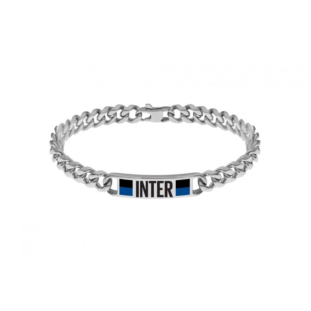 F.c. Internazionale - Bracciale in acciaio con smalto