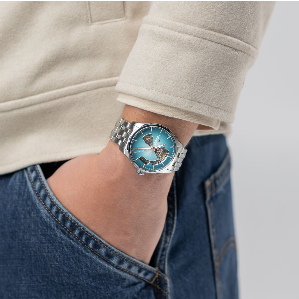 Hamilton - Orologio solo tempo Jazzmaster Open Heart Automatico | 40mm