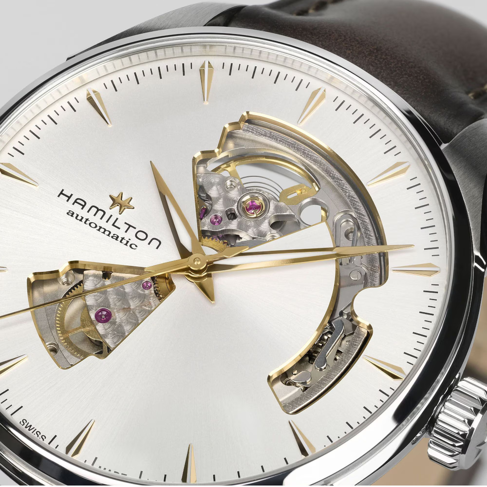 Hamilton - Orologio solo tempo Jazzmaster Open Heart Automatico | 40mm