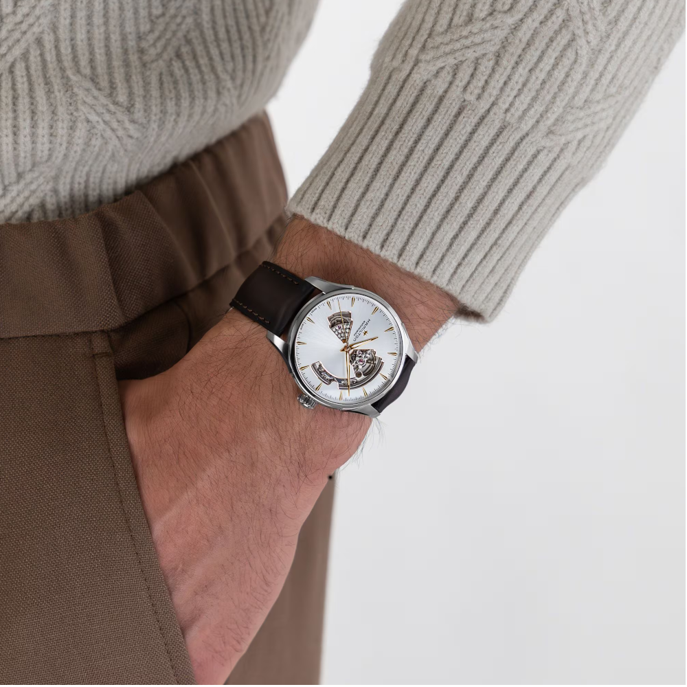 Hamilton - Orologio solo tempo Jazzmaster Open Heart Automatico | 40mm