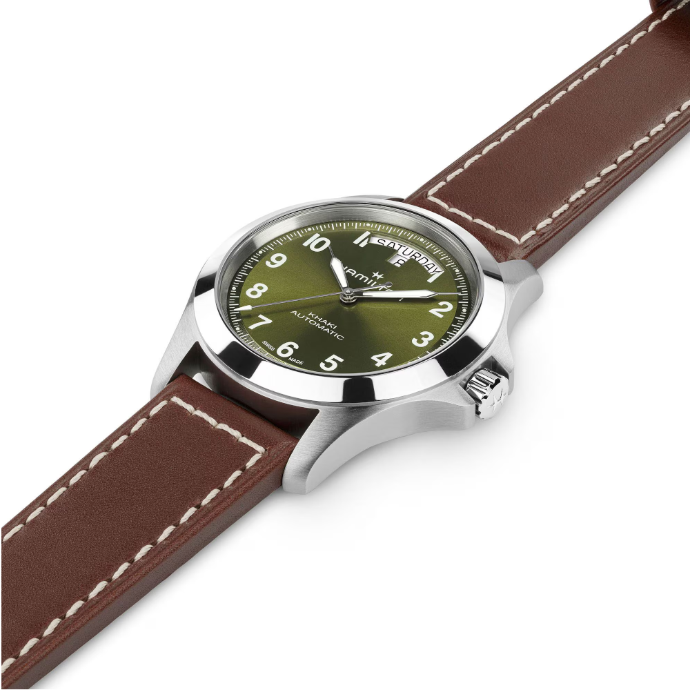 Hamilton - Orologio solo tempo Khaki Field King Day-date automatico | 40 mm