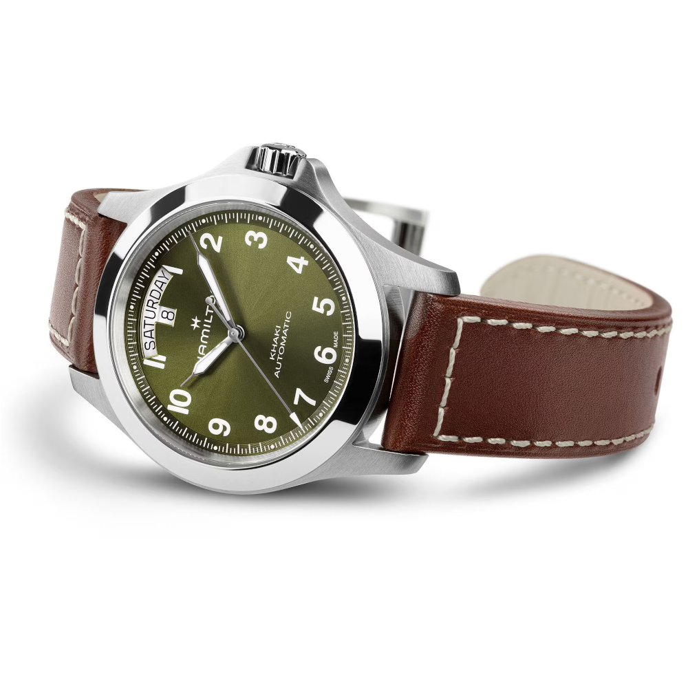 Hamilton - Orologio solo tempo Khaki Field King Day-date automatico | 40 mm