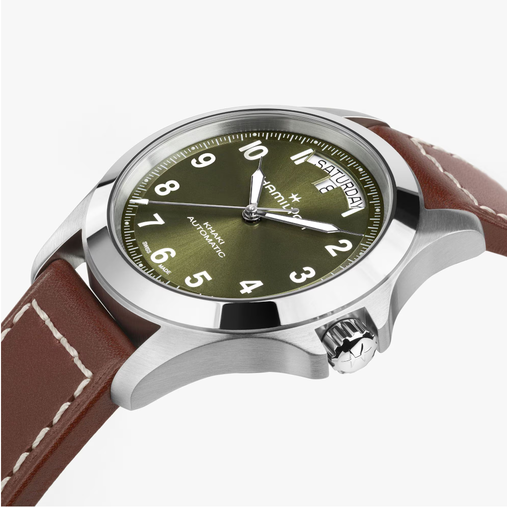 Hamilton - Orologio solo tempo Khaki Field King Day-date automatico | 40 mm