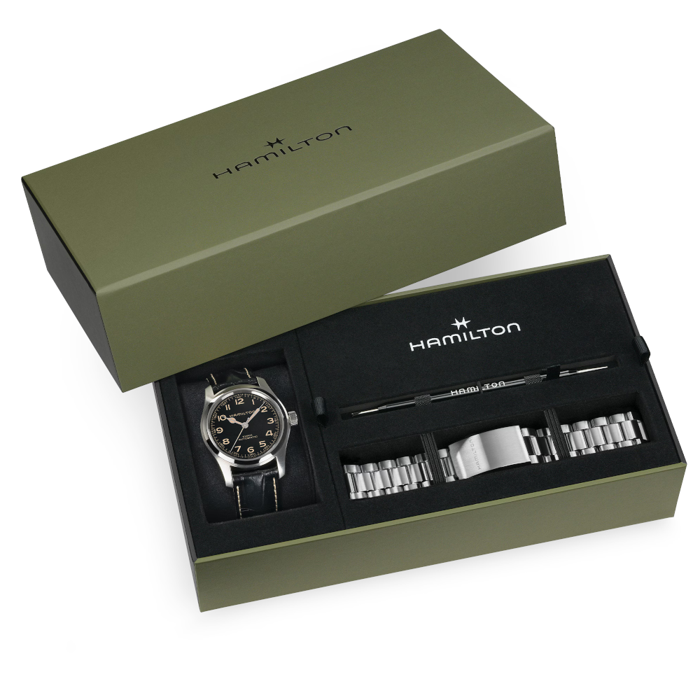 Hamilton - Orologio solo tempo Khaki Field Set bracciale Murph automatico | 42 mm