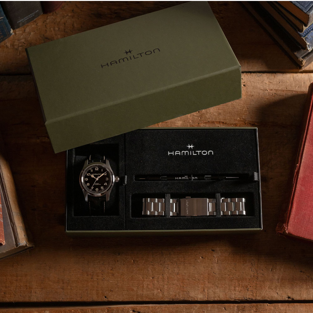 Hamilton - Orologio solo tempo Khaki Field Set bracciale Murph automatico | 42 mm