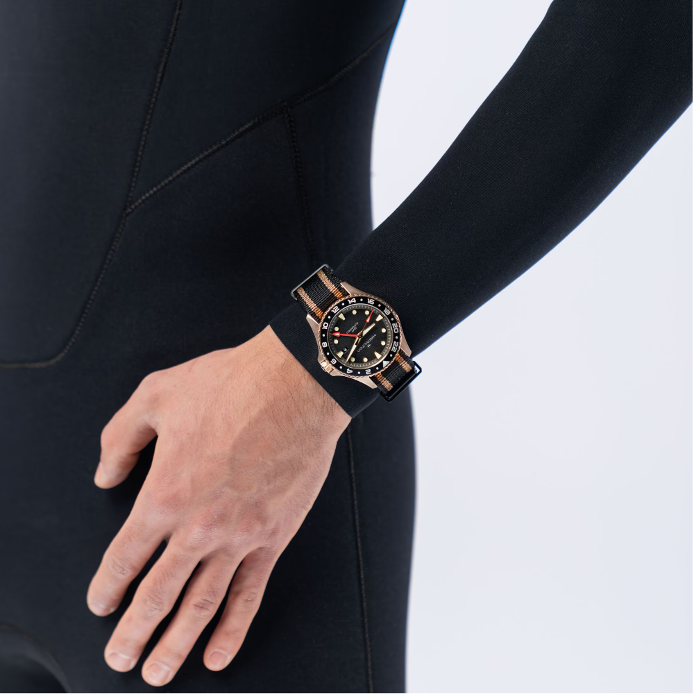 Hamilton - Orologio solo tempo in bronzo Khaki Navy Scuba GMT Automatic | 43mm