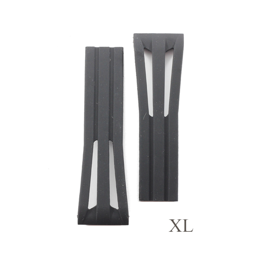 Locman - Cinturino in silicone nero per orologi Montecristo 23 mm