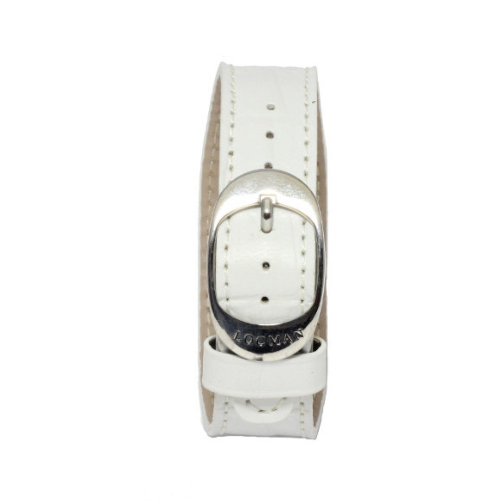 Locman - Cinturino in pelle stampata bianco per orologi Change 23 mm