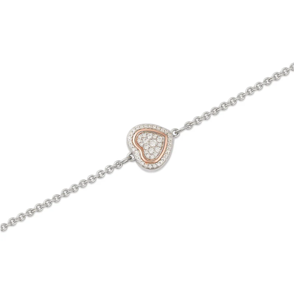 Roberto Giannotti - Bracciale trilogia con ciondolo cuore