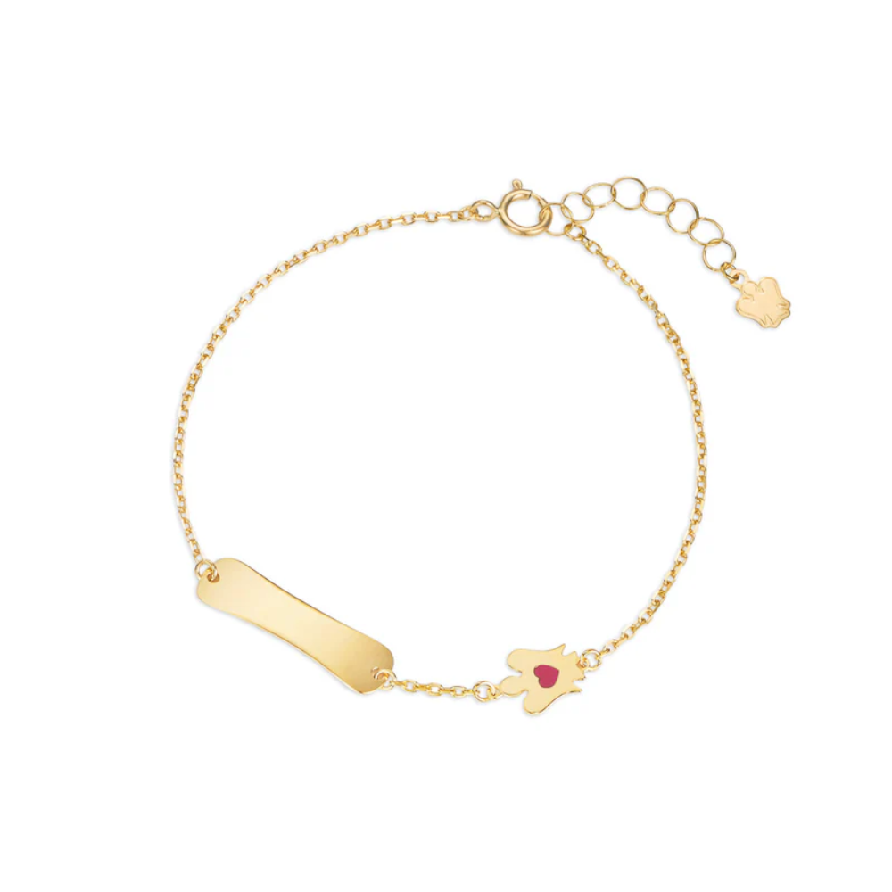Roberto Giannotti - Bracciale In Oro Bambina Con Targhetta E Angelo