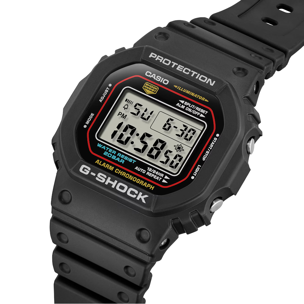 Casio - Orologio digitale origin Serie DW-5600 al quarzo | 48,9× 42,8mm