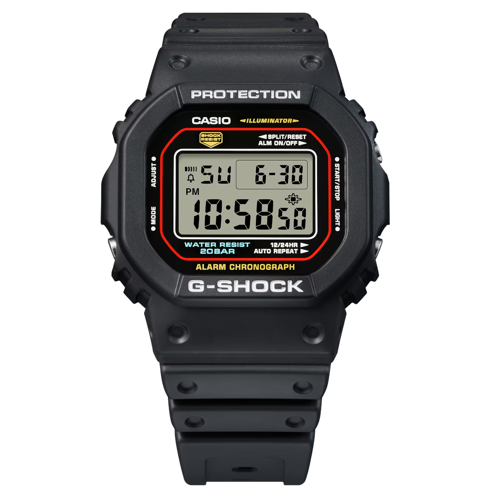 Casio - Orologio digitale origin Serie DW-5600 al quarzo | 48,9× 42,8mm