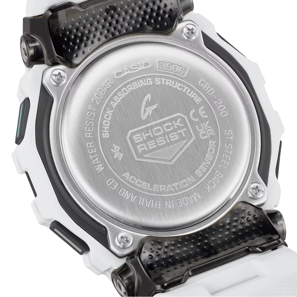Casio - Orologio digitale G-SQUAD SERIE GBD-200 al quarzo | 45,4×45,9cm