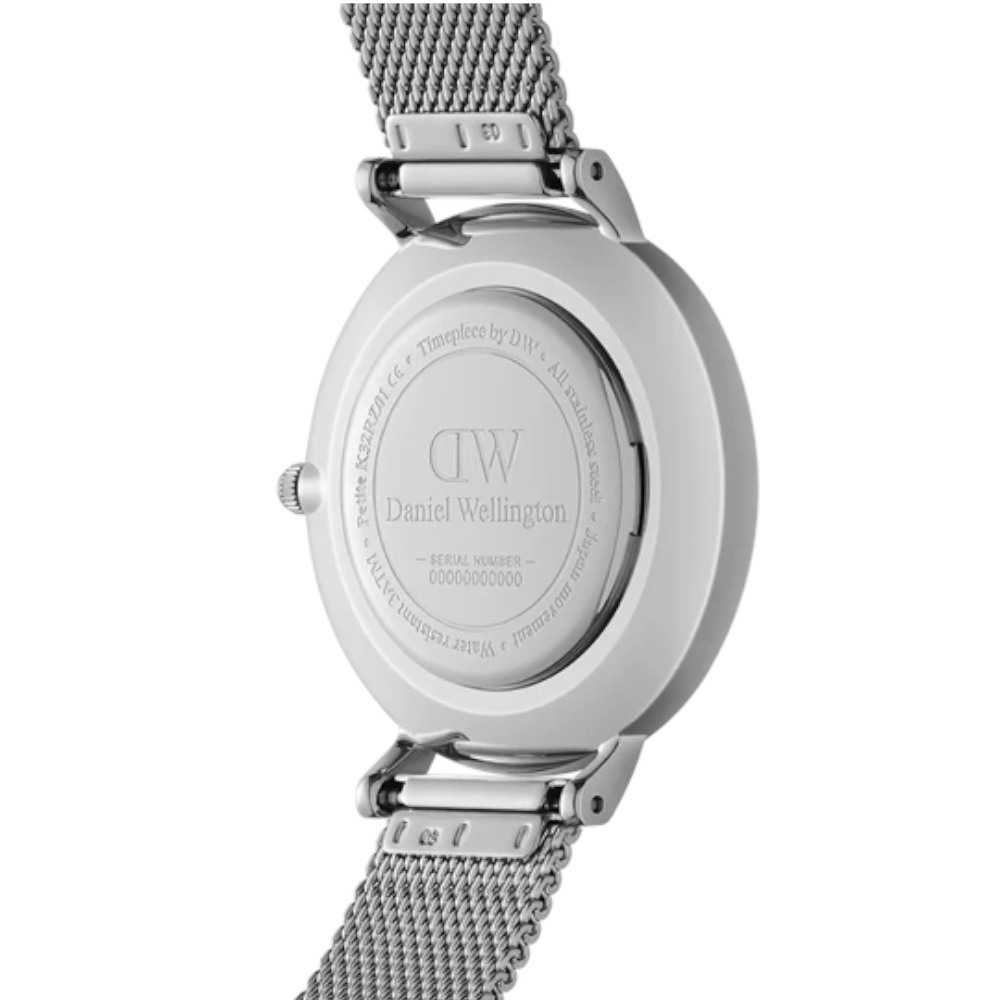 Daniel Wellington - Orologio solo tempo al quarzo Petite Sterling bianco 32 mm