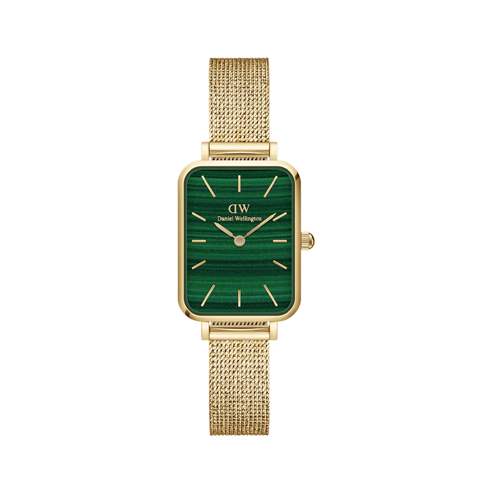 Daniel Wellington - Orologio solo tempo Quadro Pressed Evergold al quarzo | 20x26mm