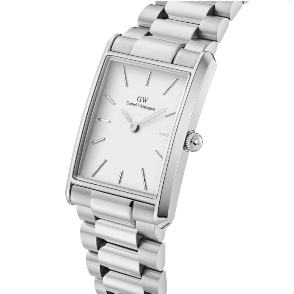 Daniel Welington - Orologio solo tempo Bound 3-Link Silver al quarzo |  22x32 mm