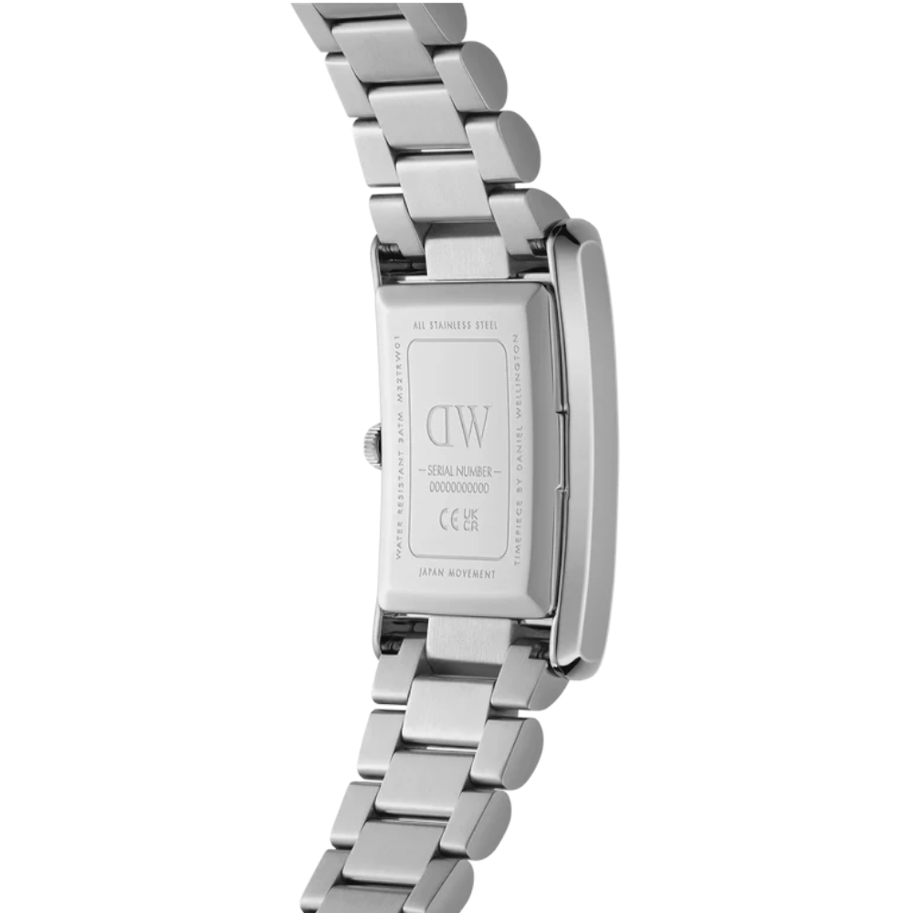 Daniel Welington - Orologio solo tempo Bound 3-Link Silver al quarzo |  22x32 mm