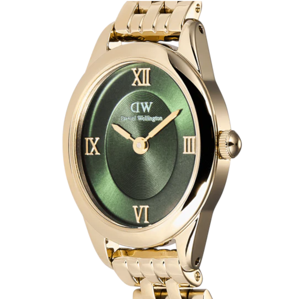 Daniel Wellington - Orologio solo tempo al quarzo Ophelia Mini Emerald Gold | 22x25,5 mm