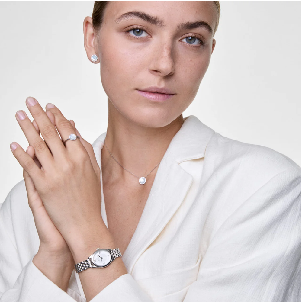 Daniel Wellington - Orologio solo tempo al quarzo Ophelia Mini Silver | 25,5x22mm