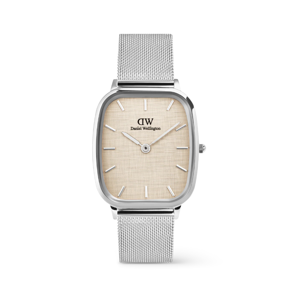 Daniel Wellington - Orologio solo tempo al quarzo Marlon Sterling Linen | 32x36,3mm