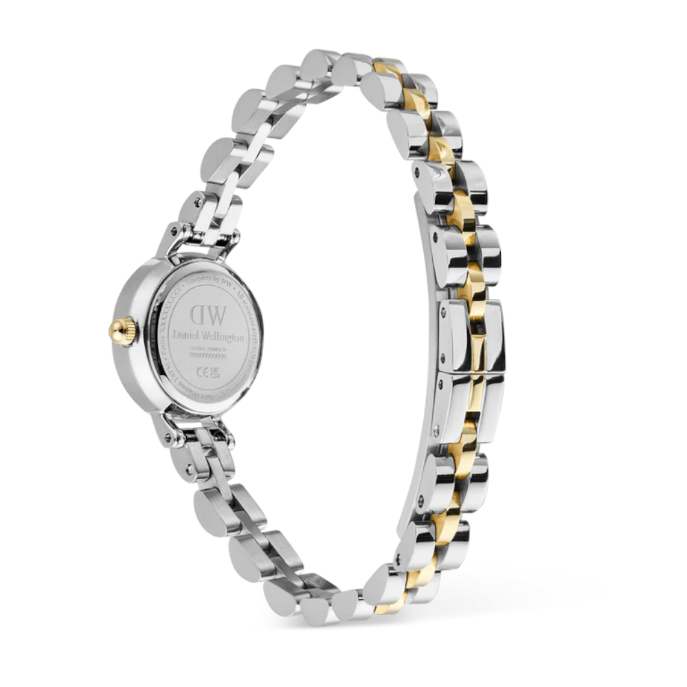 Daniel Wellington - Orologio solo tempo Petite Mini Arch 3-Link al quarzo bicolore | 19mm