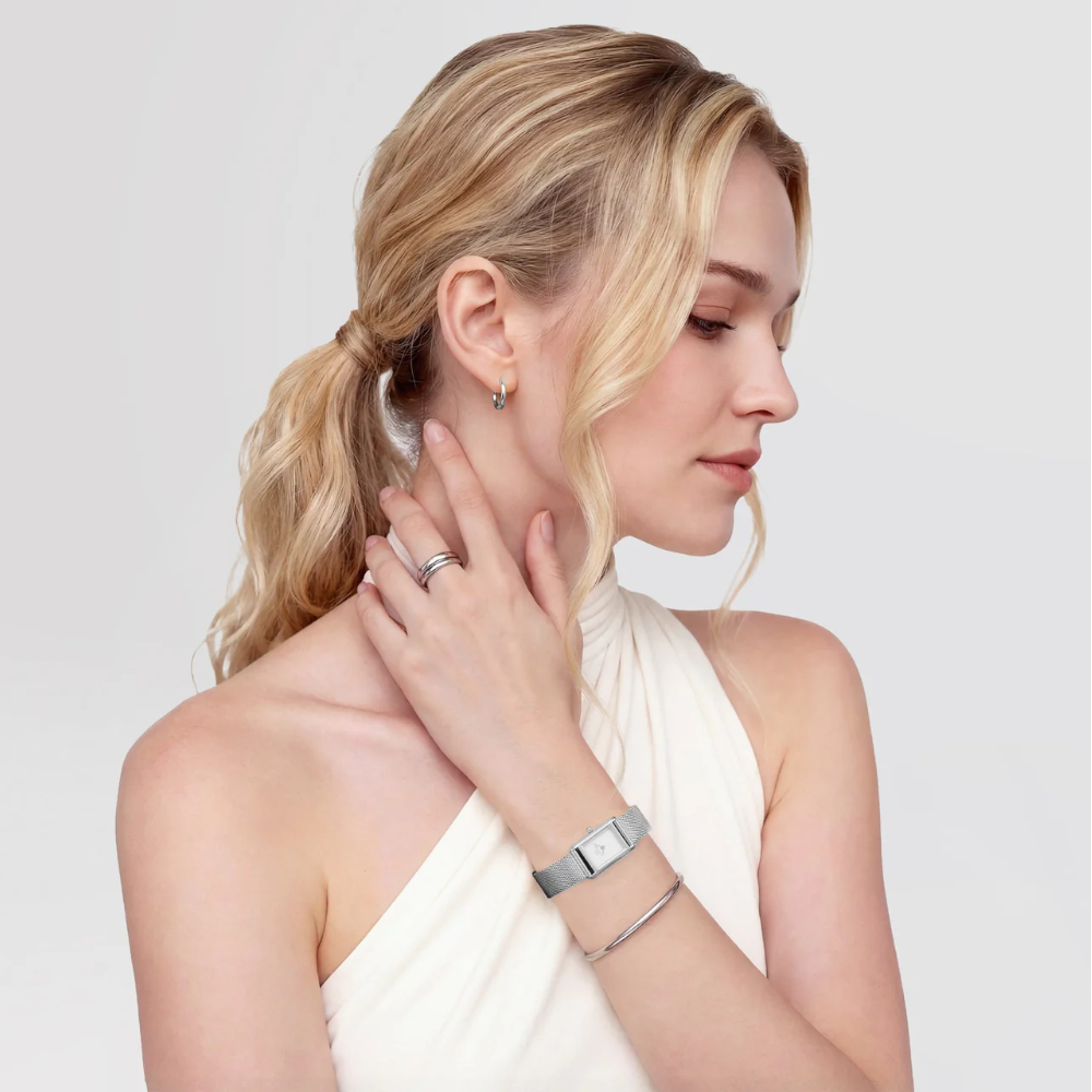 Daniel Wellington - Orologio solo tempo Bound Mini Sterling al quarzo | 17x25,9mm