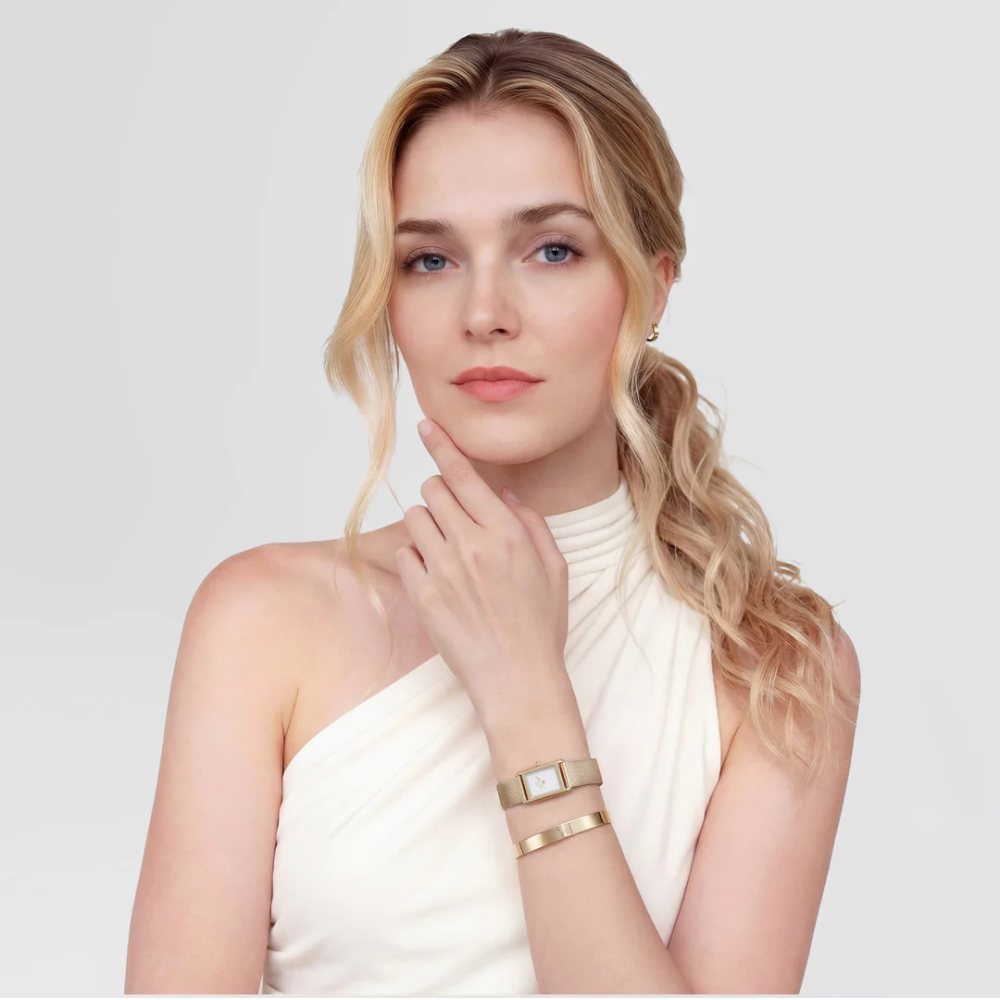 Daniel Wellington - Orologio solo tempo al quarzo Bound Mini Evergold