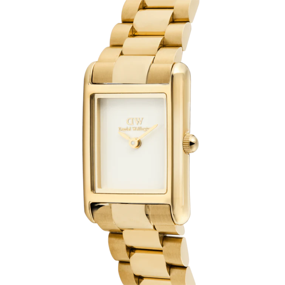 Daniel Welington - Orologio solo tempo al quarzo Bound Mini 3-Link Gold |  17x25,9 mm