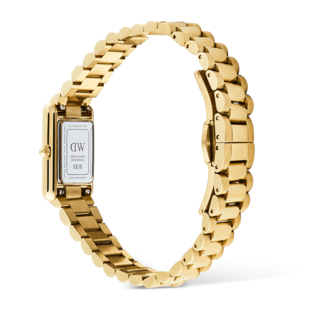 Daniel Welington - Orologio solo tempo al quarzo Bound Mini 3-Link Gold |  17x25,9 mm