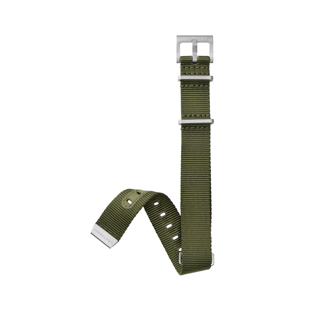 Hamilton - Cinturino nato verde | 18/18