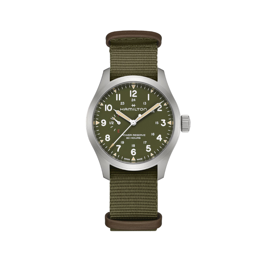 Hamilton - Orologio solo tempo Khaki Field Power Reserve | 40 mm